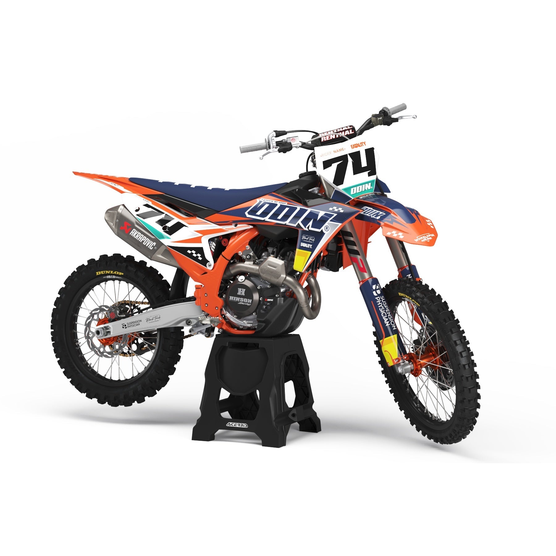 SEMI CUSTOM GRAPHICS KIT COMPATIBLE WITH KTM KTM