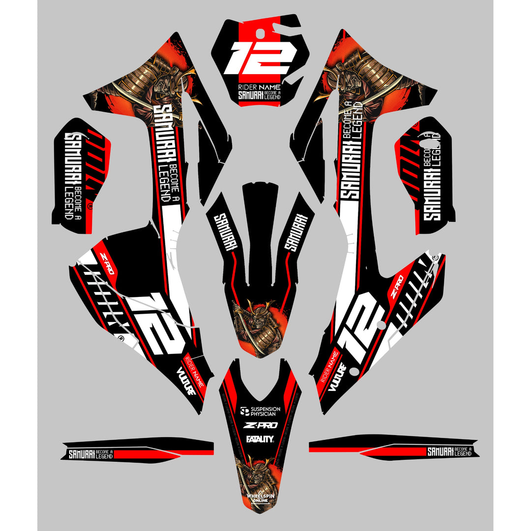 GRAPHICS KIT DECALS GAS GAS Eagle