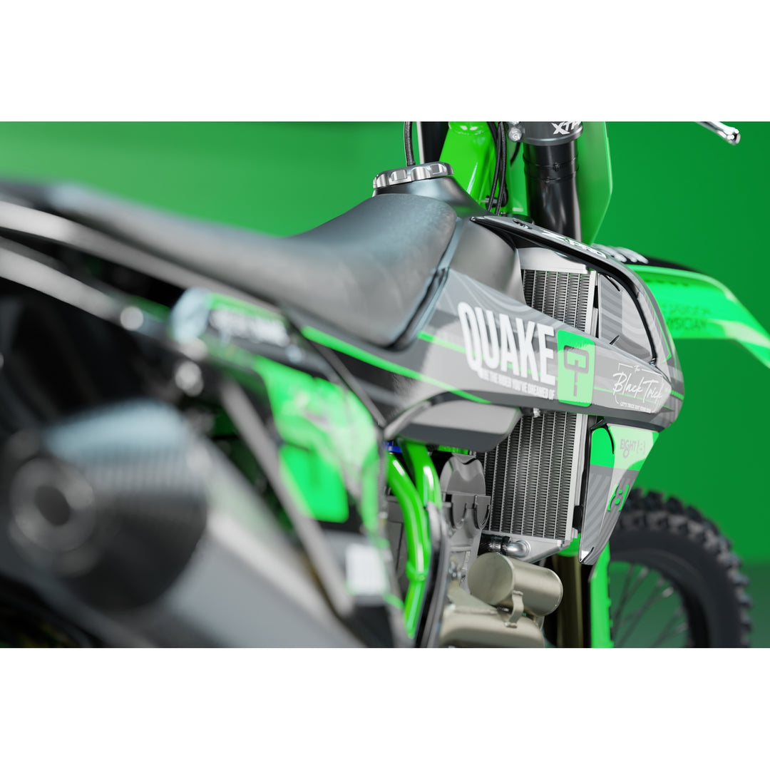 GRAPHICS KIT DECALS compatible with KTM green stuff