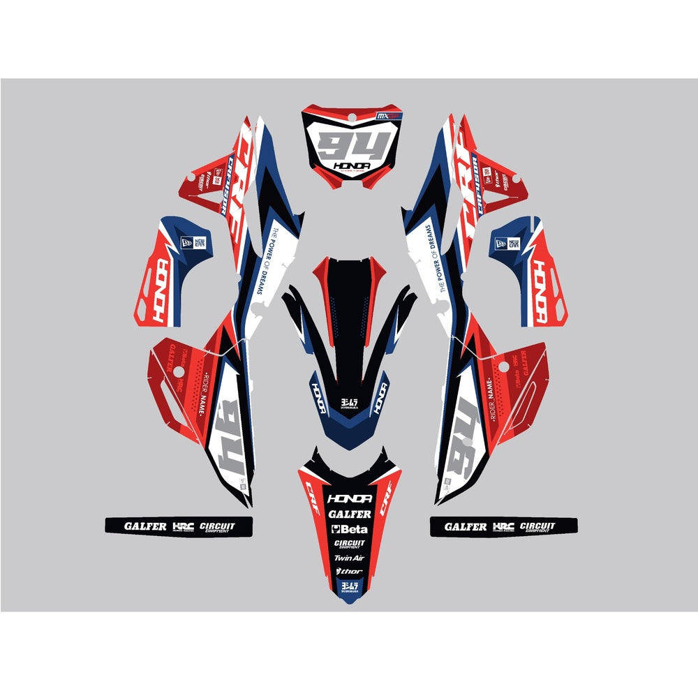 GRAPHICS KIT DECALS honda imperator