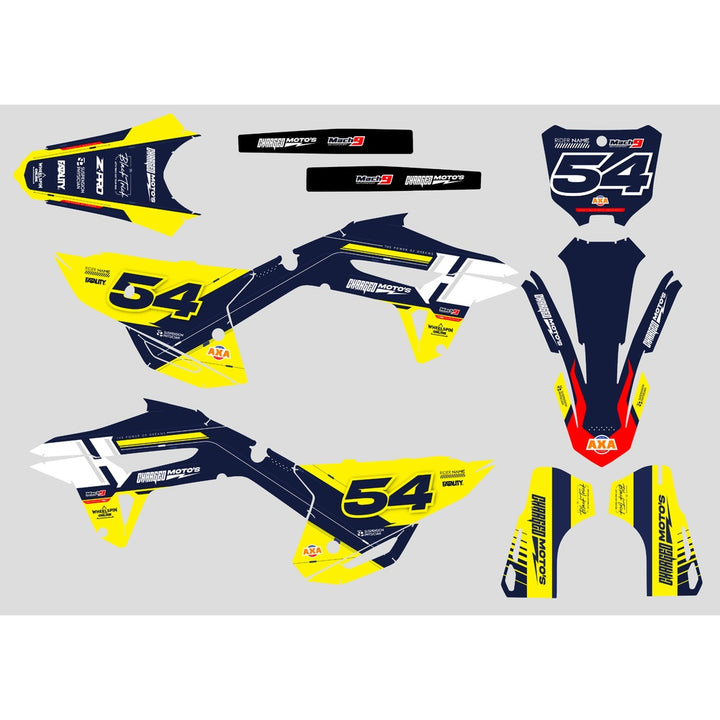 GRAPHICS KIT DECALS honda_crude