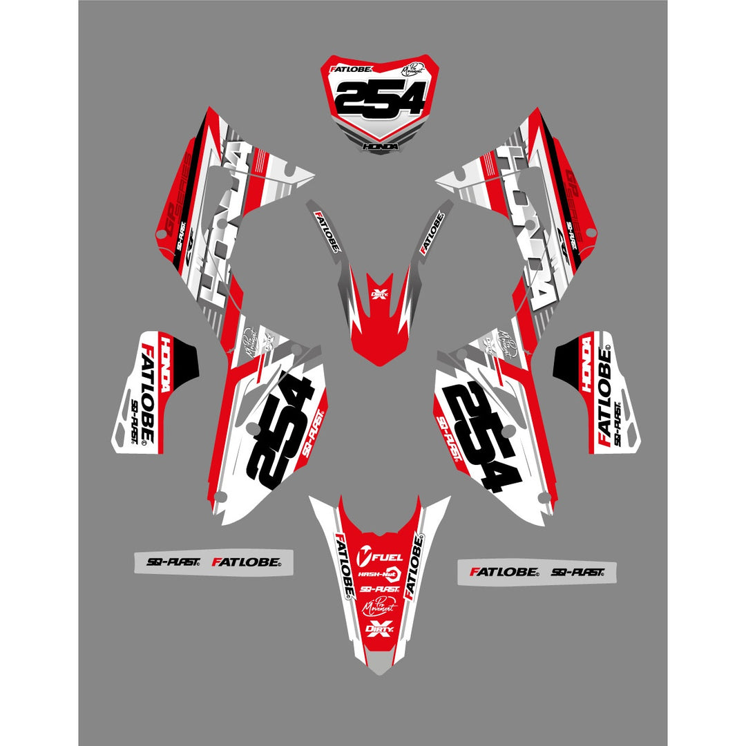 GRAPHICS KIT DECALS honda redeemer