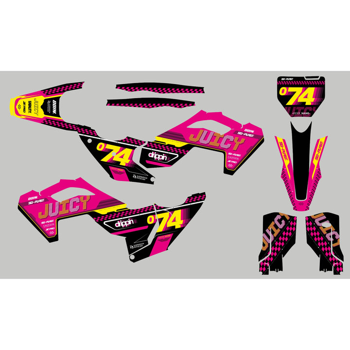 GRAPHICS KIT DECALS husqvarna Juicy