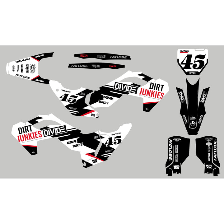 GRAPHICS KIT DECALS Husqvarna Punknew