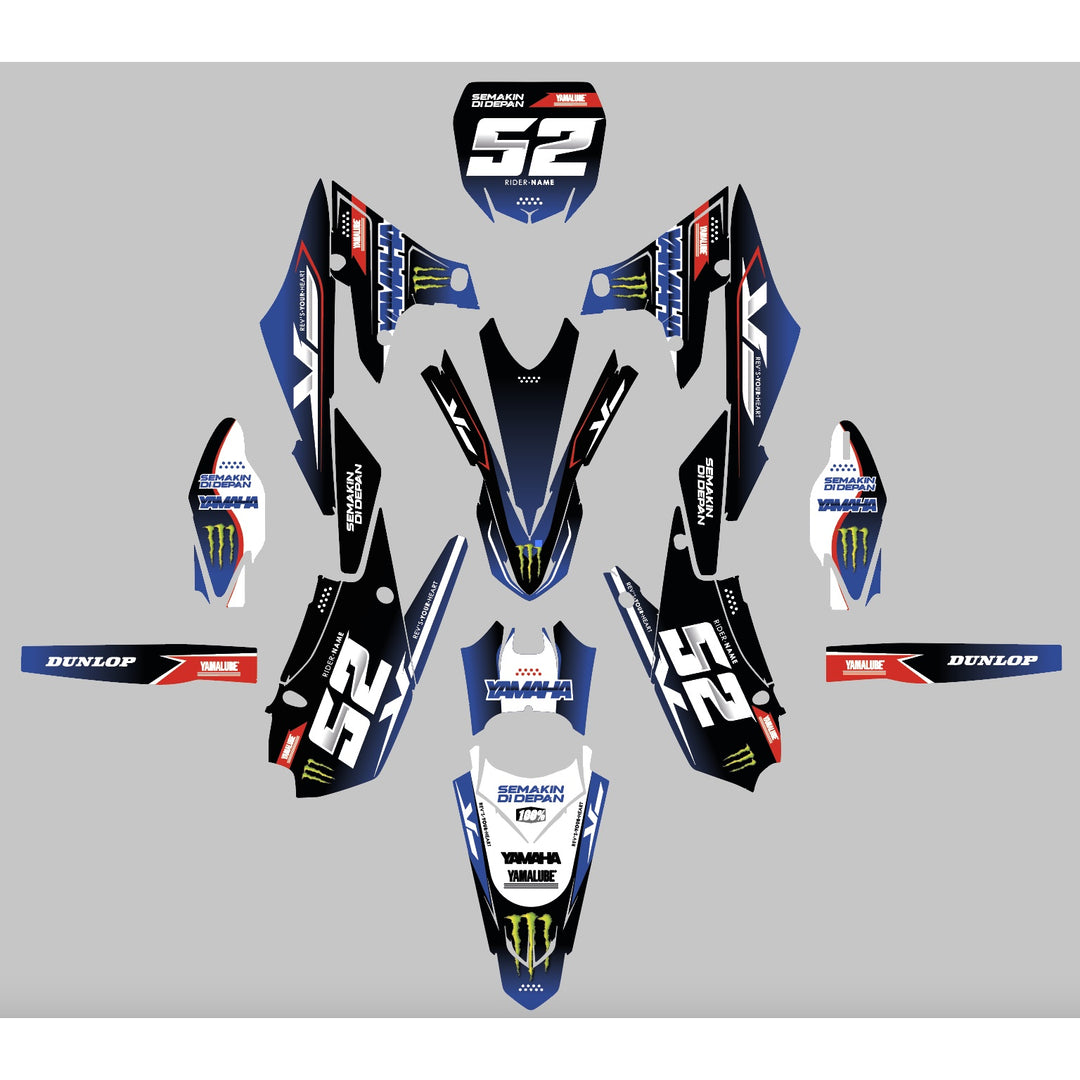 GRAPHICS KIT DECALS Yamaha ominus