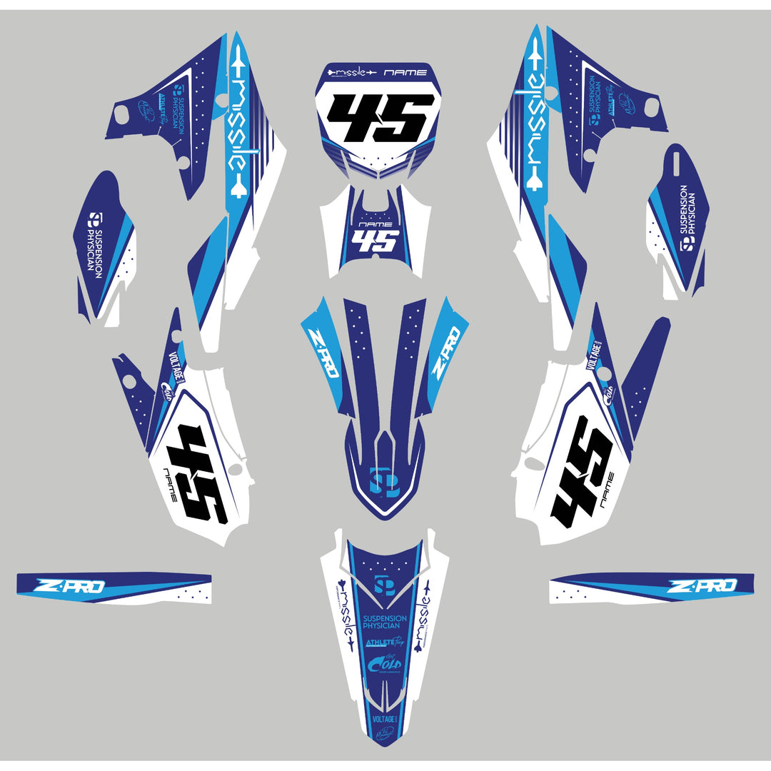 GRAPHICS KIT DECALS Yamaha Missile