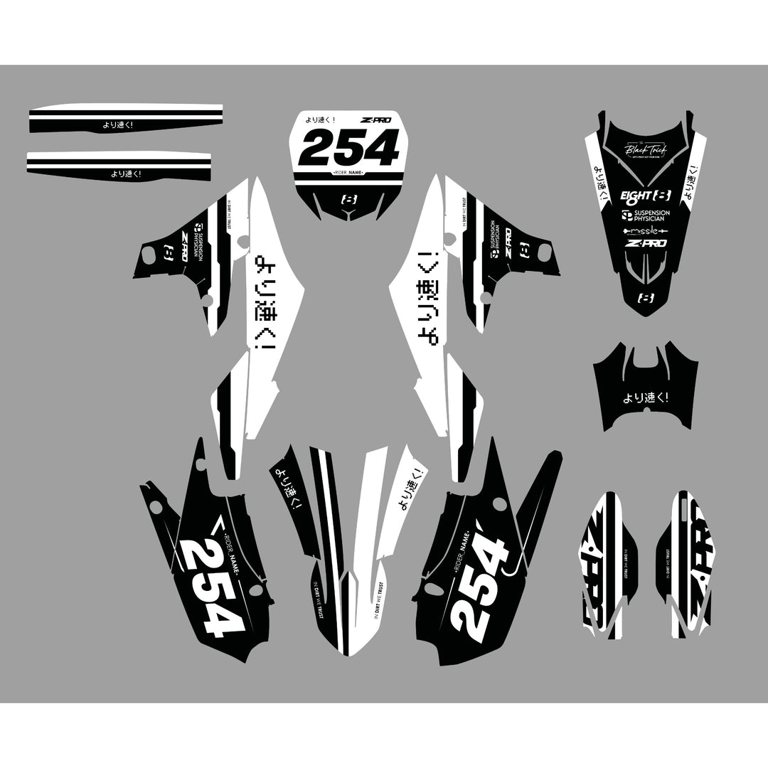 GRAPHICS KIT DECALS Yamaha Initial