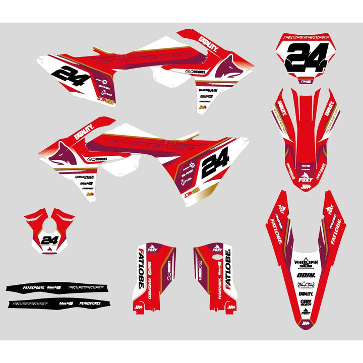 GRAPHICS KIT DECALS GAS GAS K9