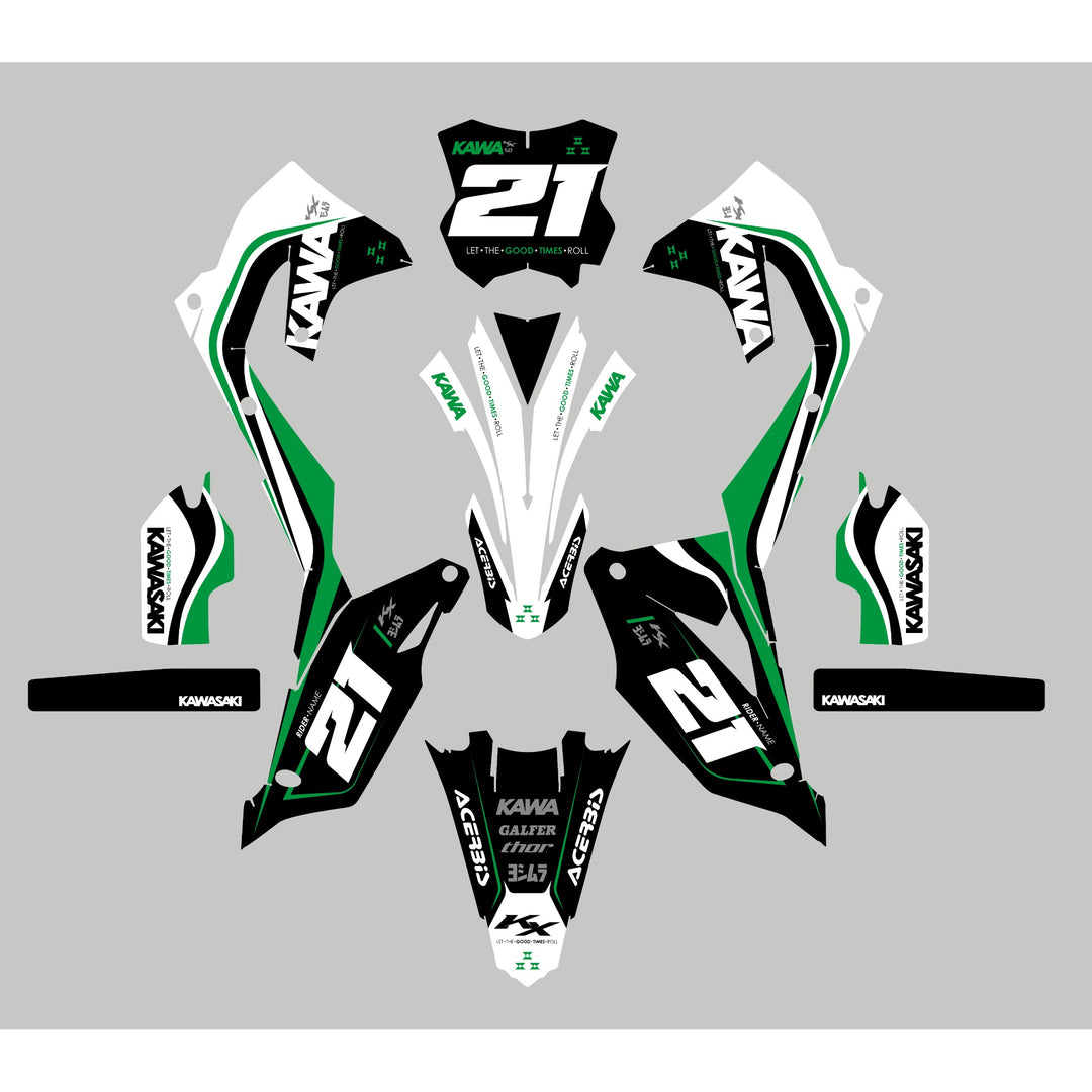 GRAPHICS KIT DECALS Kawasaki Combo