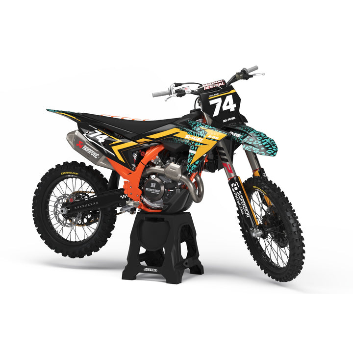 GRAPHICS KIT DECALS compatible with KTM leopard