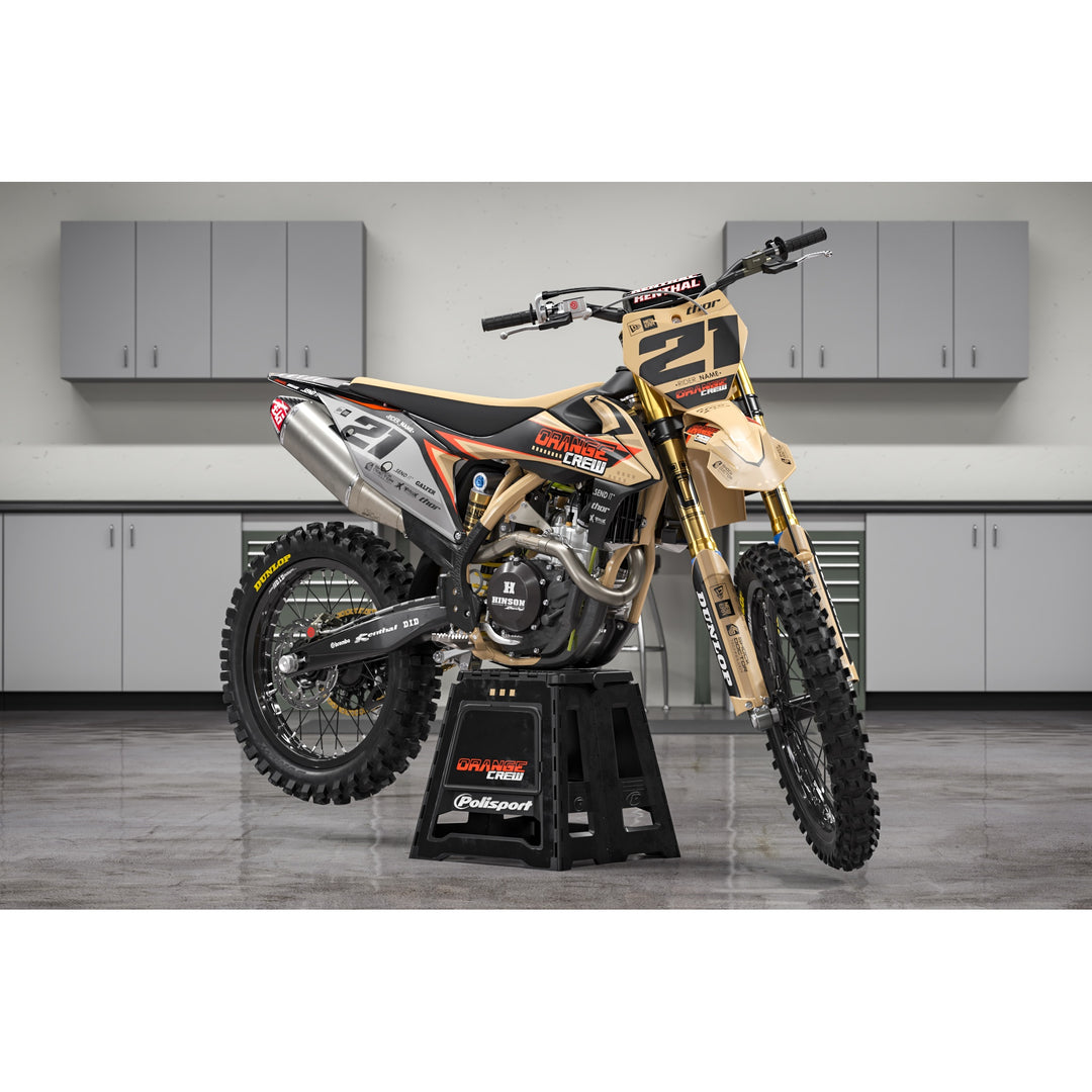 GRAPHICS KIT DECALS compatible with KTM orangecrew