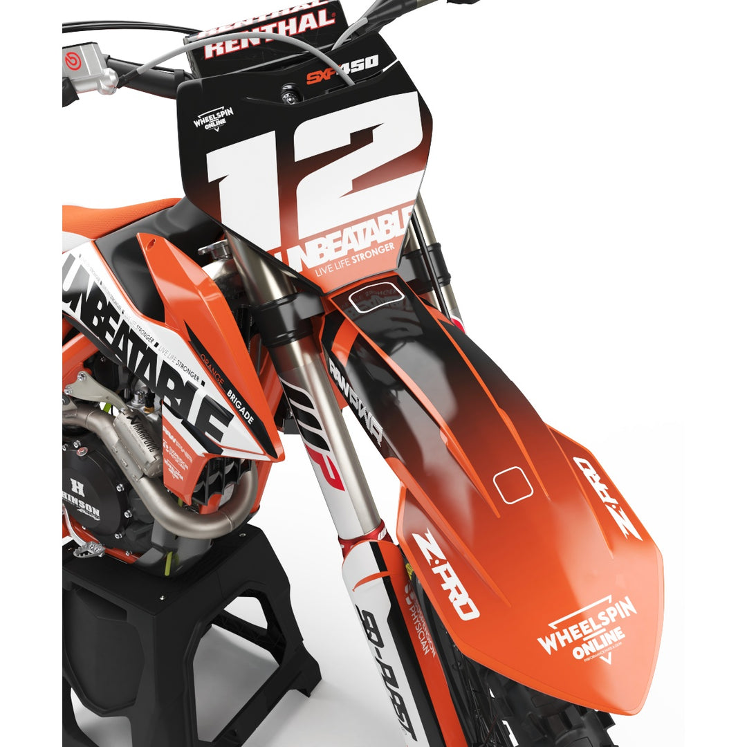 GRAPHICS KIT DECALS compatible with KTM unbeatable