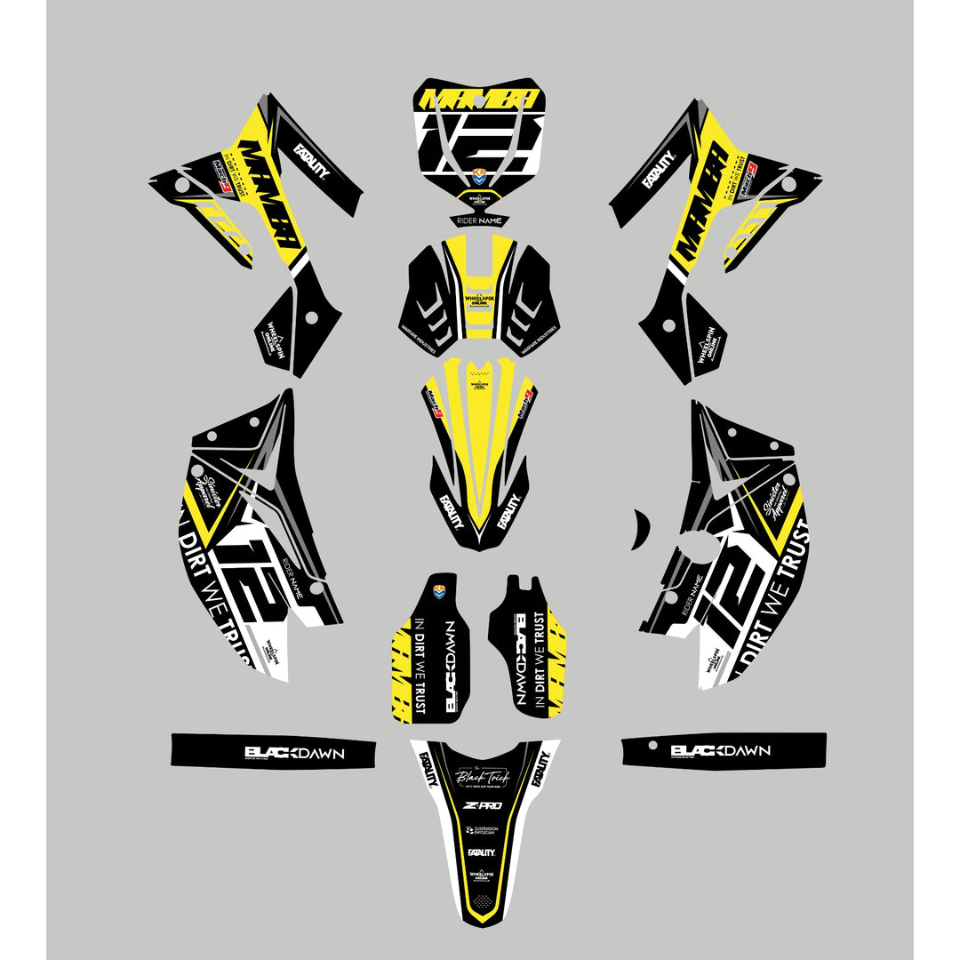 GRAPHICS KIT DECALS TM mamba