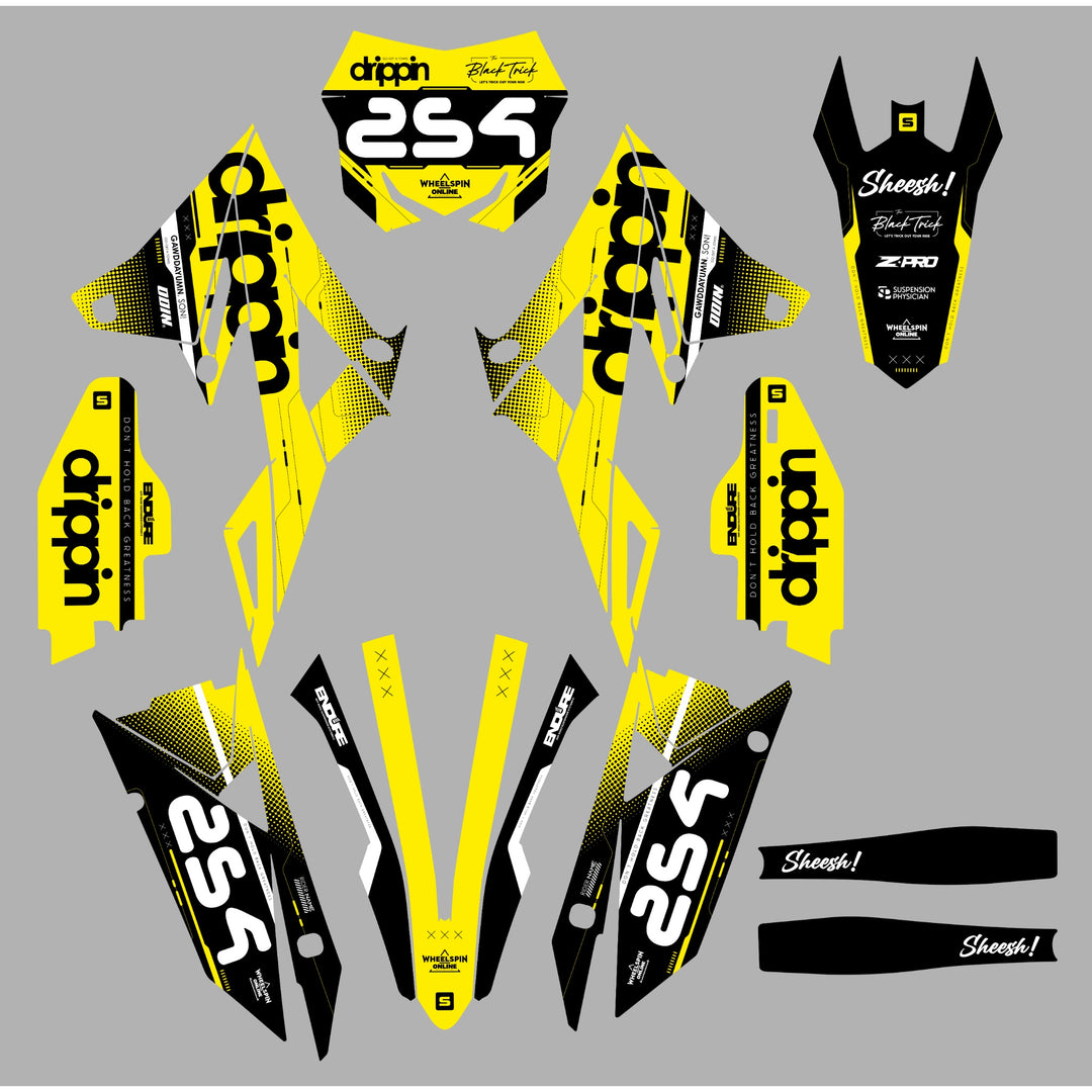 GRAPHICS KIT DECALS Suzuki hornet