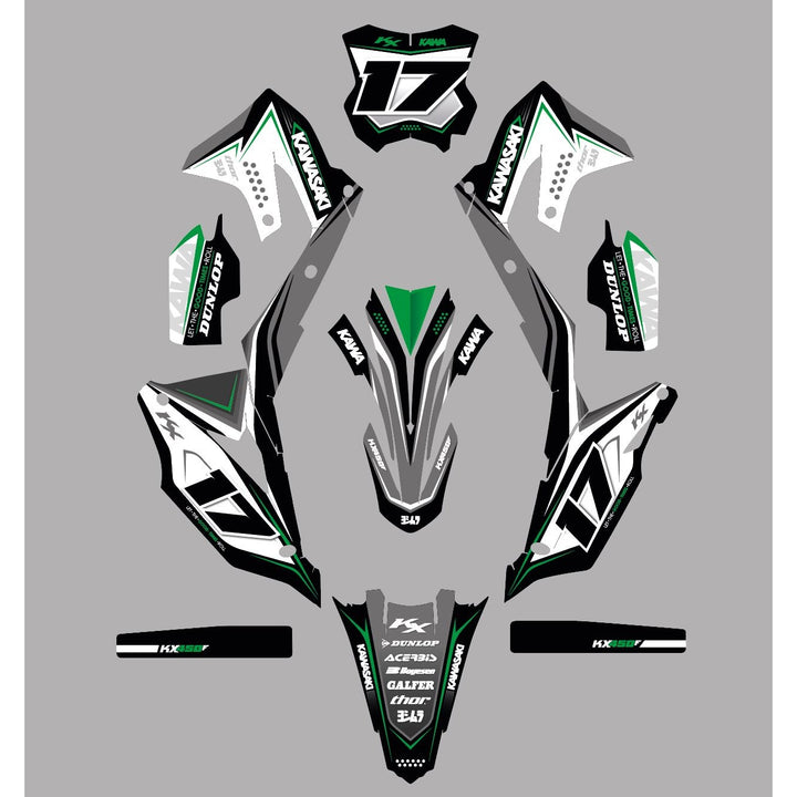 GRAPHICS KIT DECALS Kawasaki Stellar