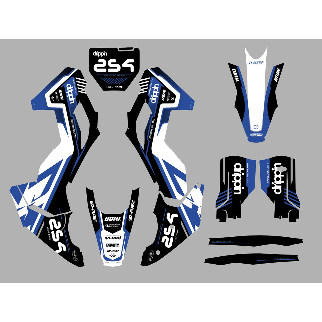 GRAPHICS KIT DECALS Husqvarna Weyland