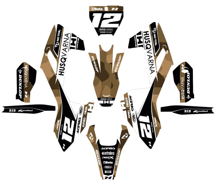 GRAPHICS KIT DECALS husqvarna Shades